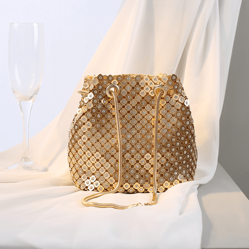 Sparkling Evening Bag : Marie Lashaays Glitter Purse - Marie Lashaays 