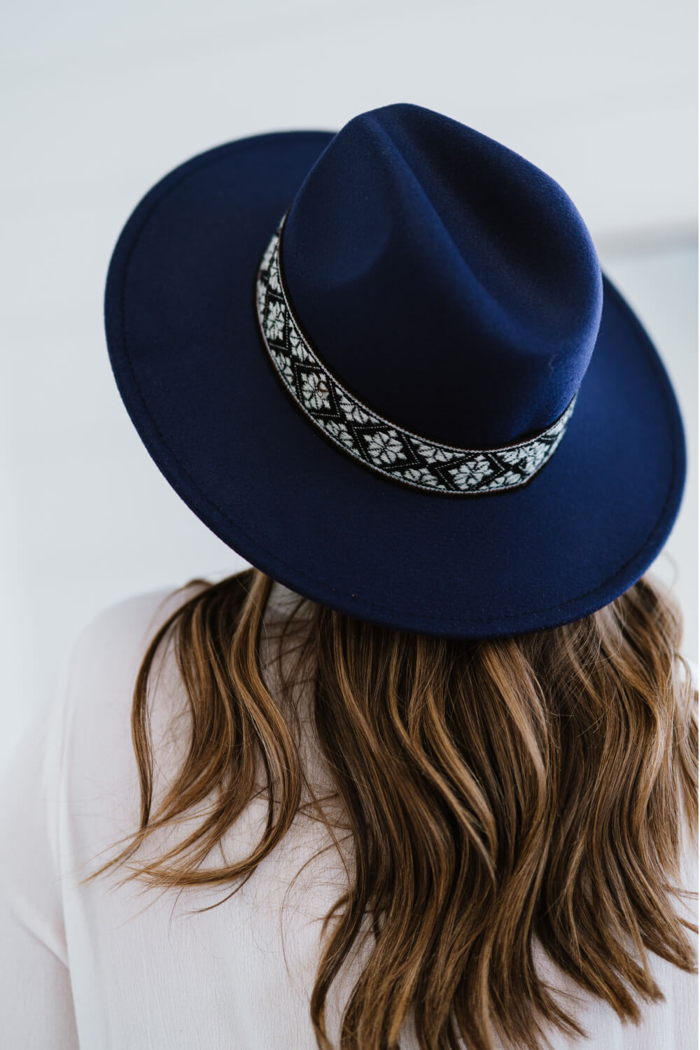 Fame Sweet and Sassy Printed Strap Fedora