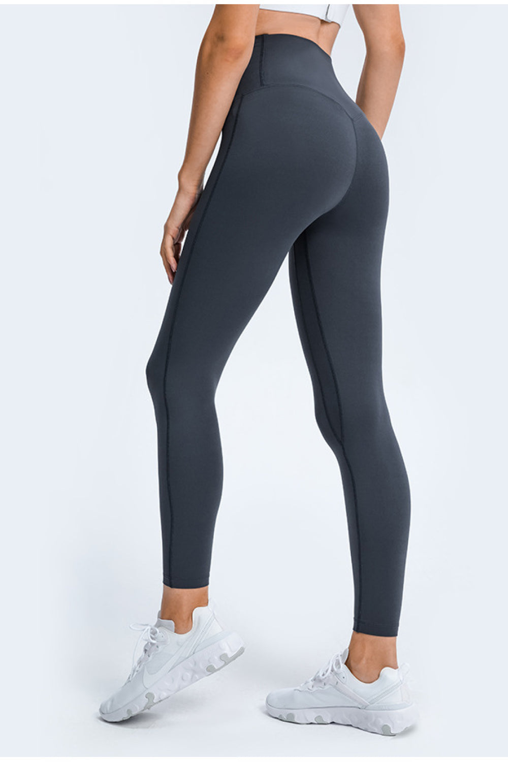 High Rise Ankle-Length Yoga Leggings - Marie Lashaays 