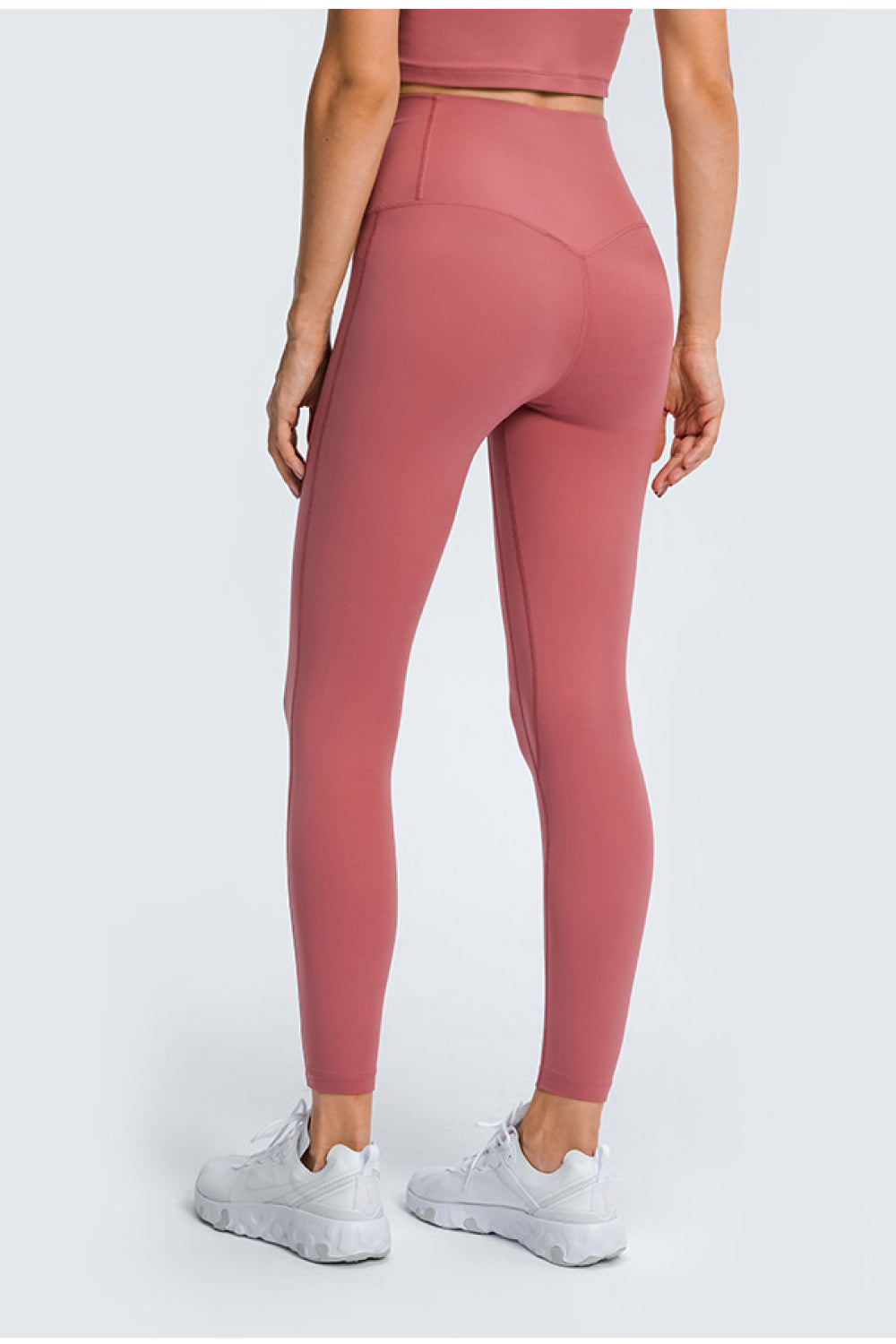 High Rise Ankle-Length Yoga Leggings - Marie Lashaays 