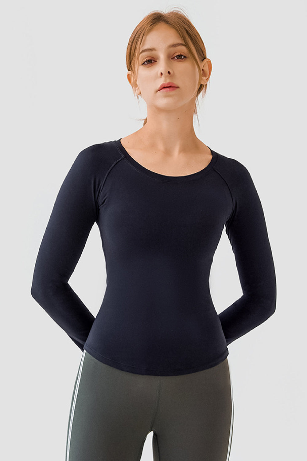 Long Sleeve Yoga Athletic Top - Marie Lashaays 