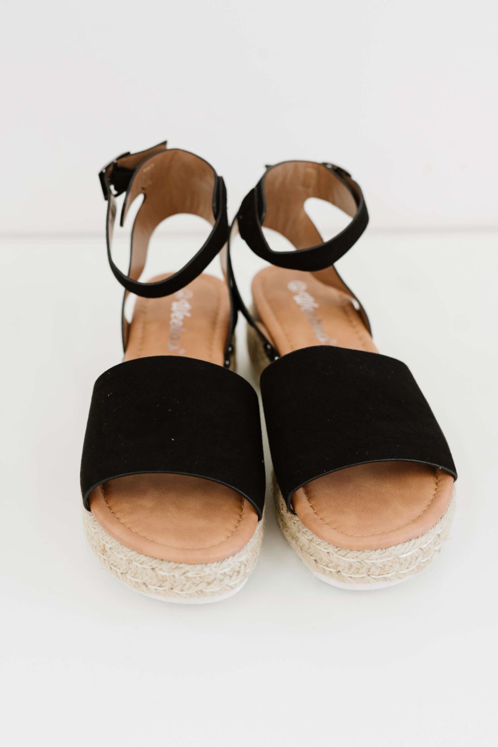 WeeBoo Every Step Espadrille Platform Sandal in Black - Marie Lashaays 