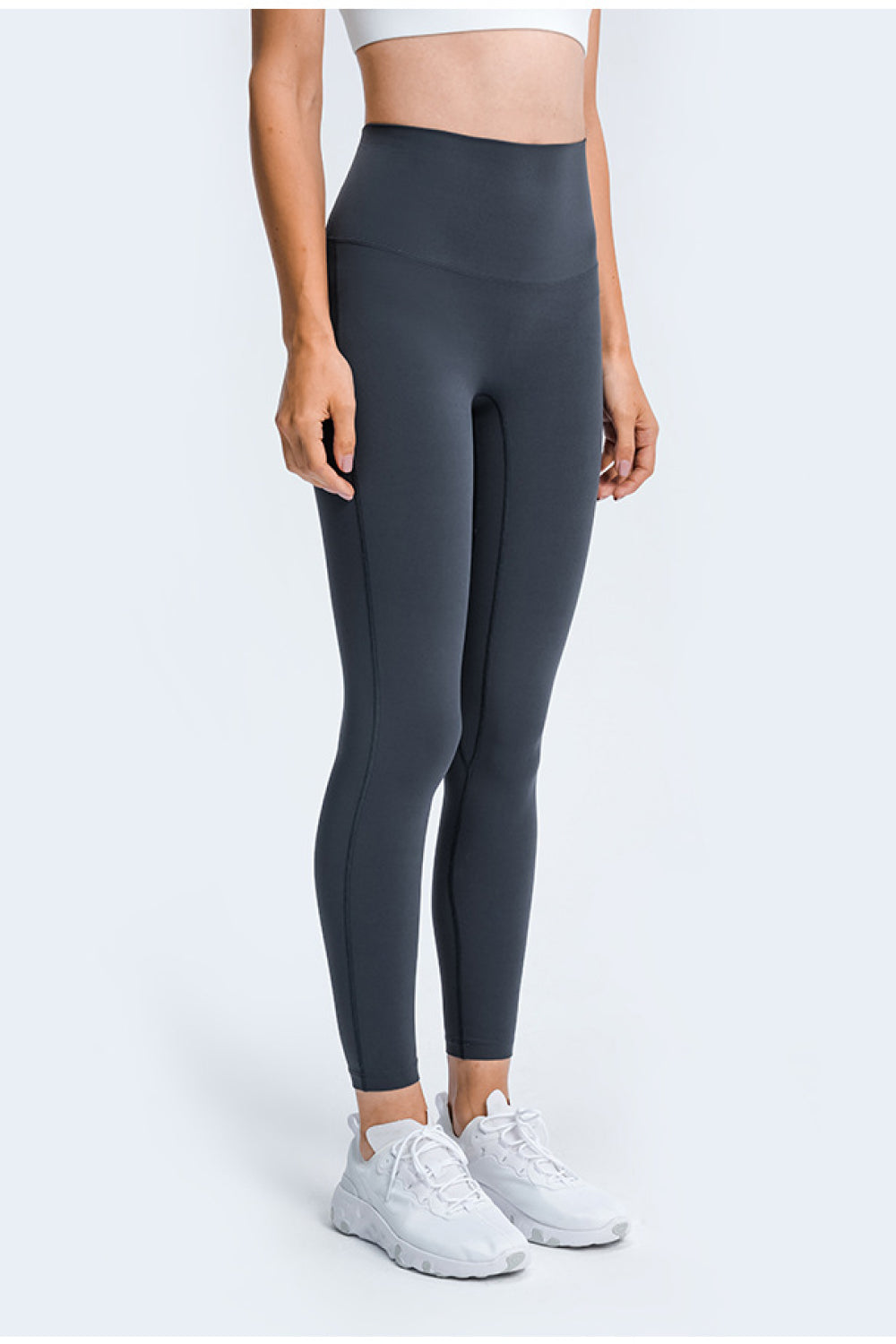 High Rise Ankle-Length Yoga Leggings - Marie Lashaays 