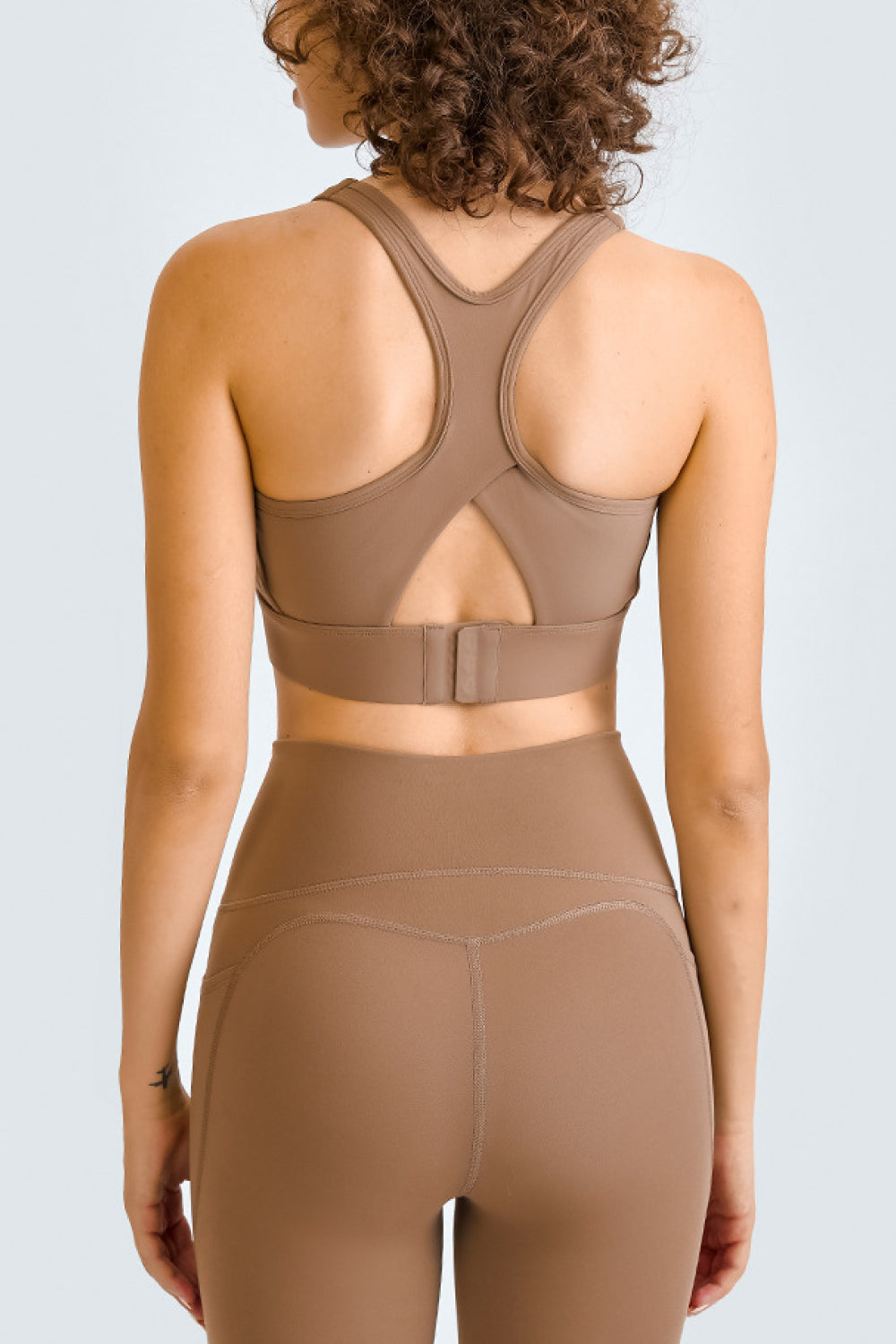 Cross Back Yoga Crop Top - Marie Lashaays 