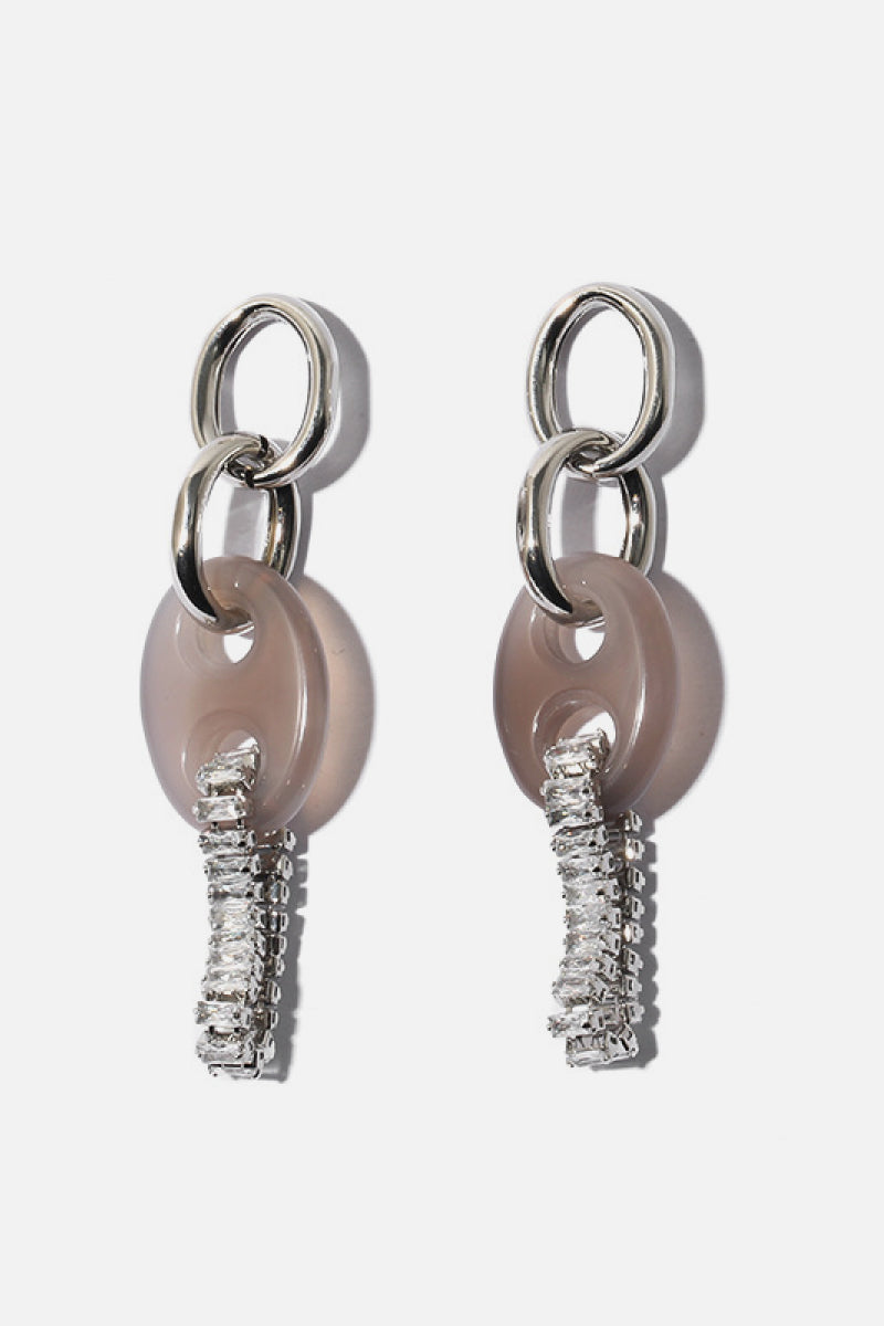 Industrial Natural Stone Earrings - Marie Lashaays 