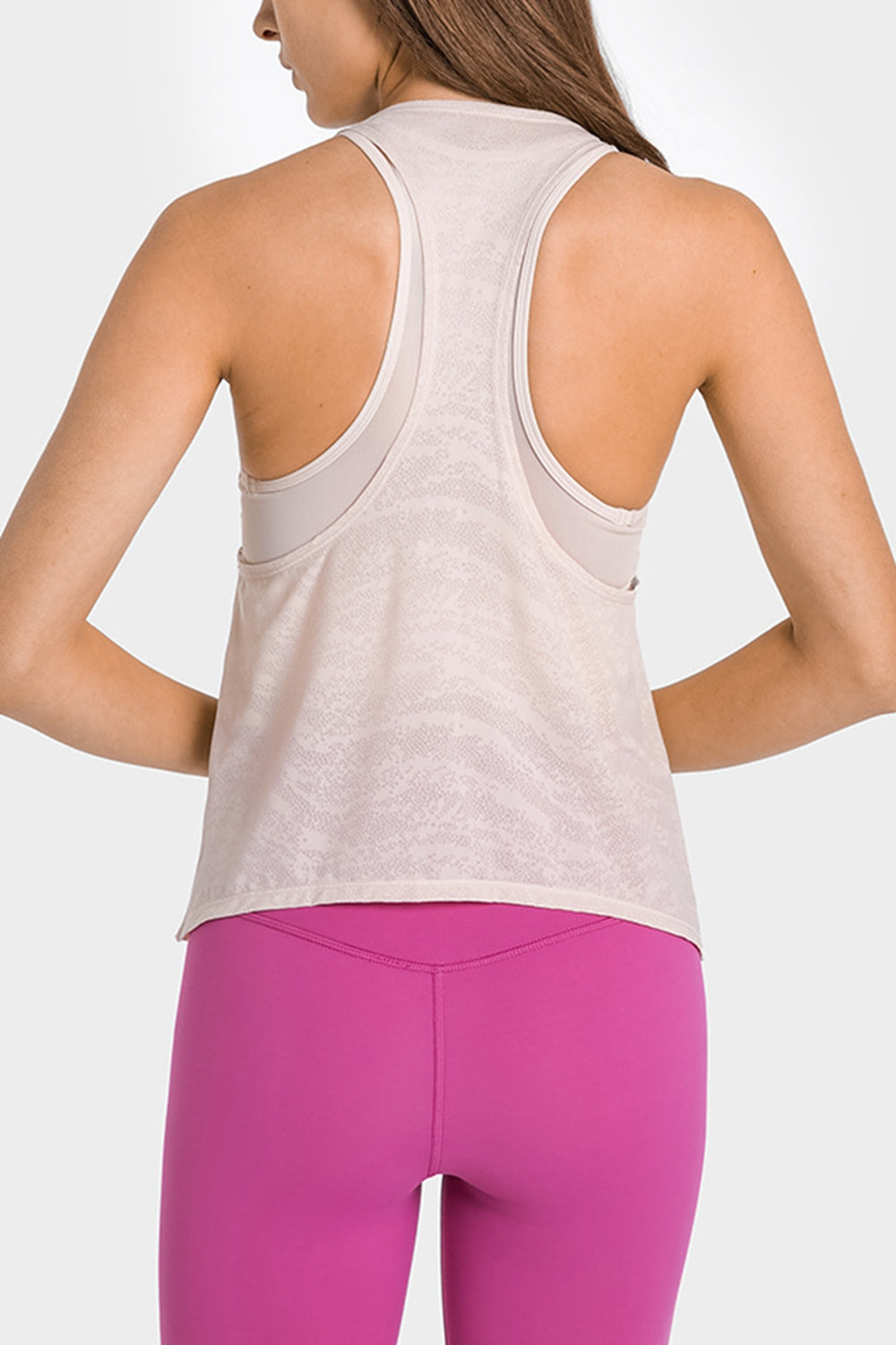 Spliced Mesh Racer Back Tank - Marie Lashaays 