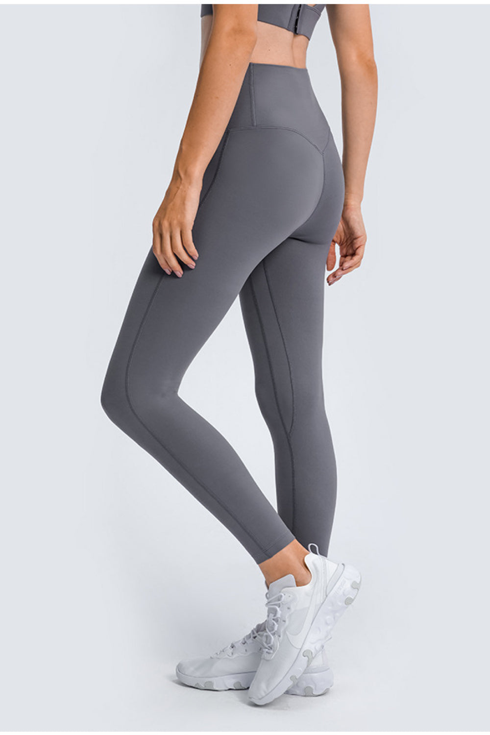 High Rise Ankle-Length Yoga Leggings - Marie Lashaays 