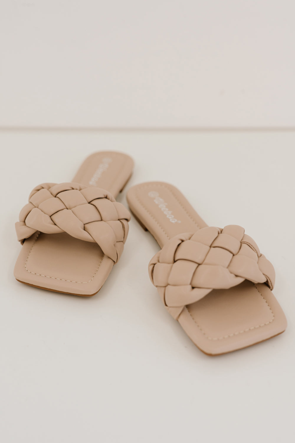 Weeboo Cakewalk Woven Square Toe Slides - Marie Lashaays 