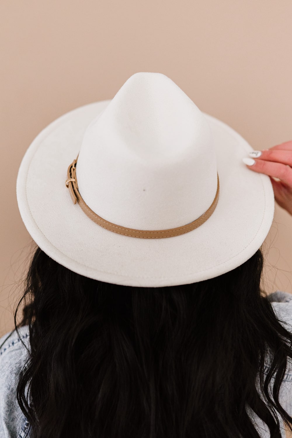 Fame Only You Faux Leather Strap Fedora - Marie Lashaays 