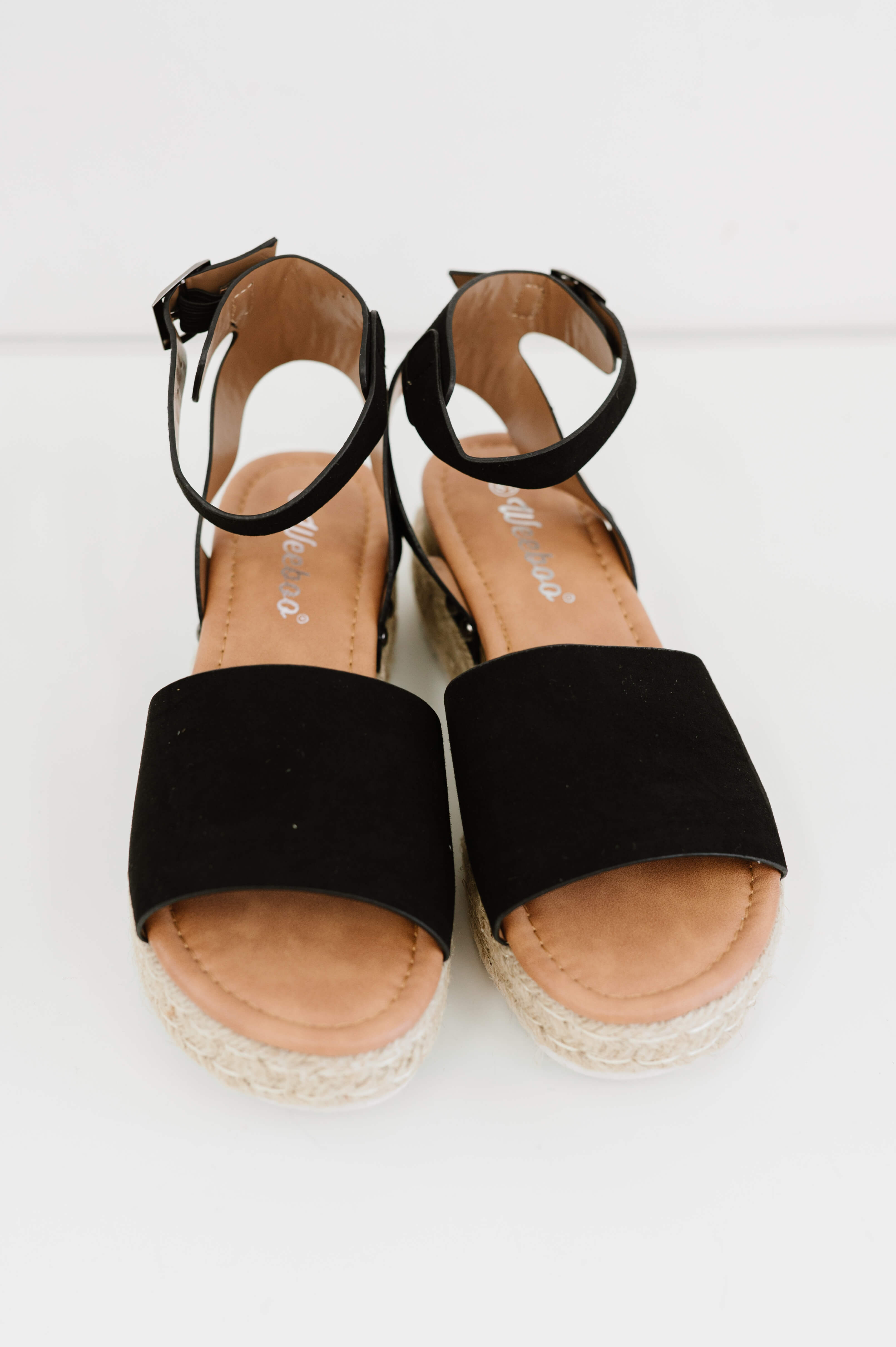 WeeBoo Every Step Espadrille Platform Sandal in Black - Marie Lashaays 