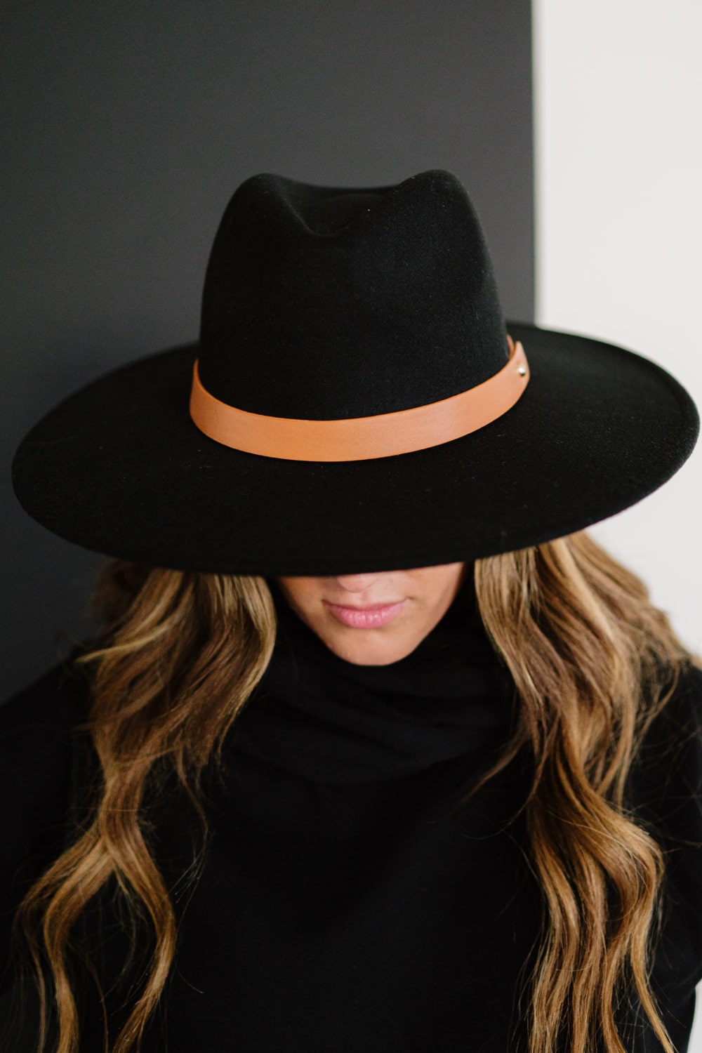 Justin Taylor Prim and Proper Faux Leather Strap Fedora - Marie Lashaays 