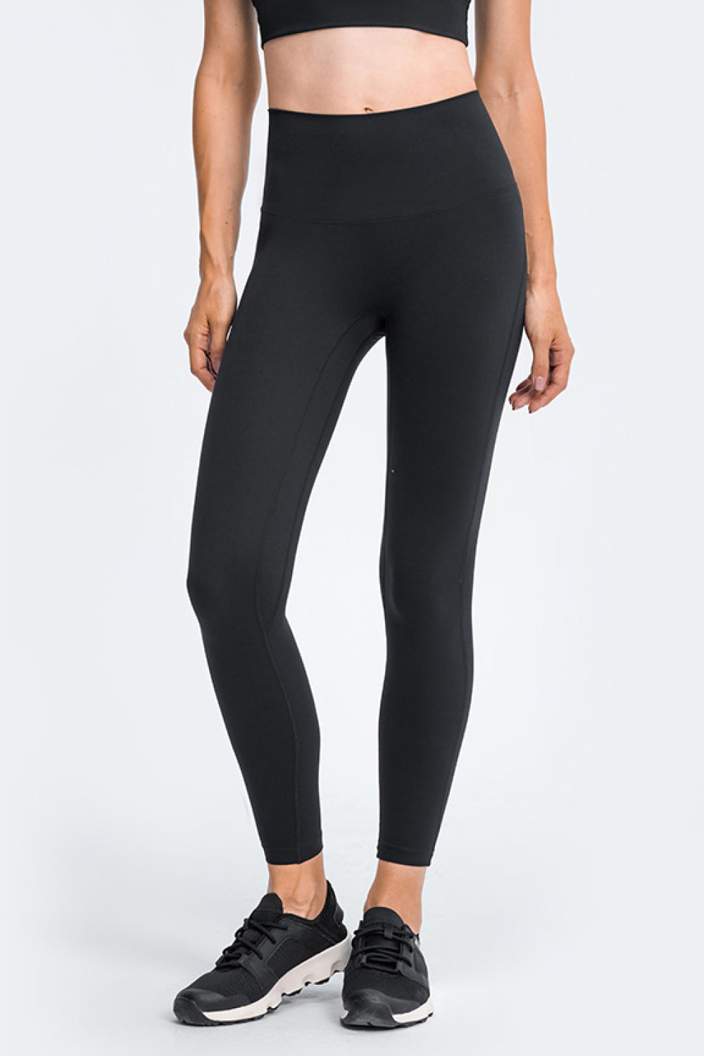 High Rise Ankle-Length Yoga Leggings - Marie Lashaays 