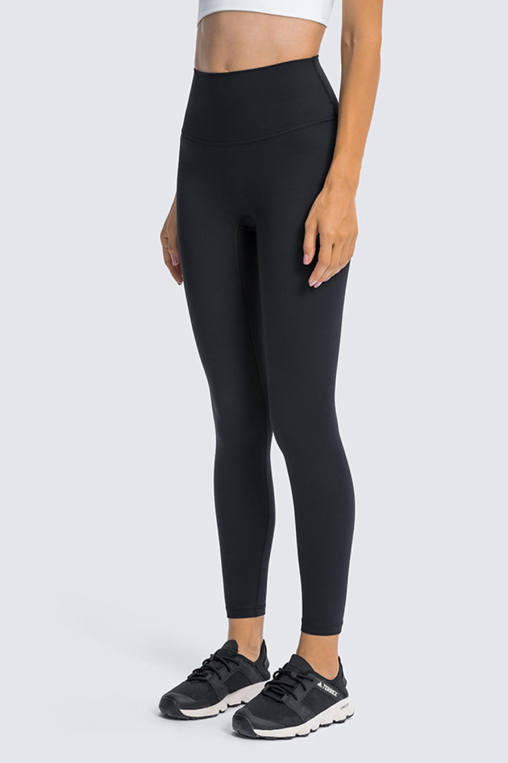 High Rise Ankle Length Yoga Leggings - Marie Lashaays 