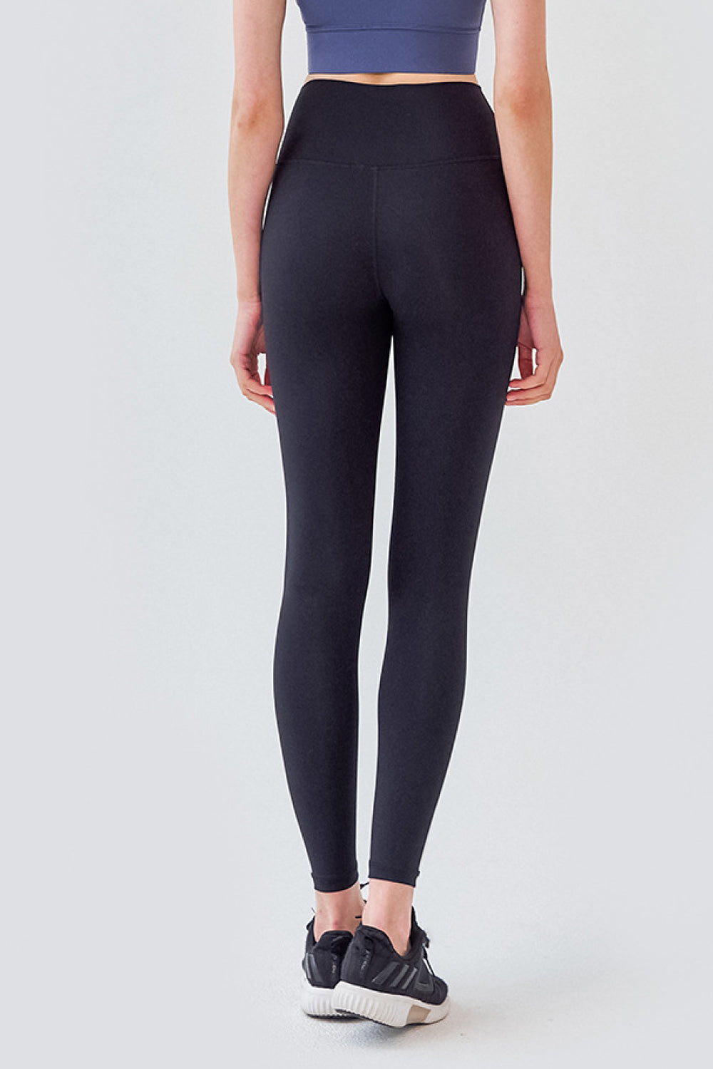 High Waist Side Stripe Yoga Leggings - Marie Lashaays 