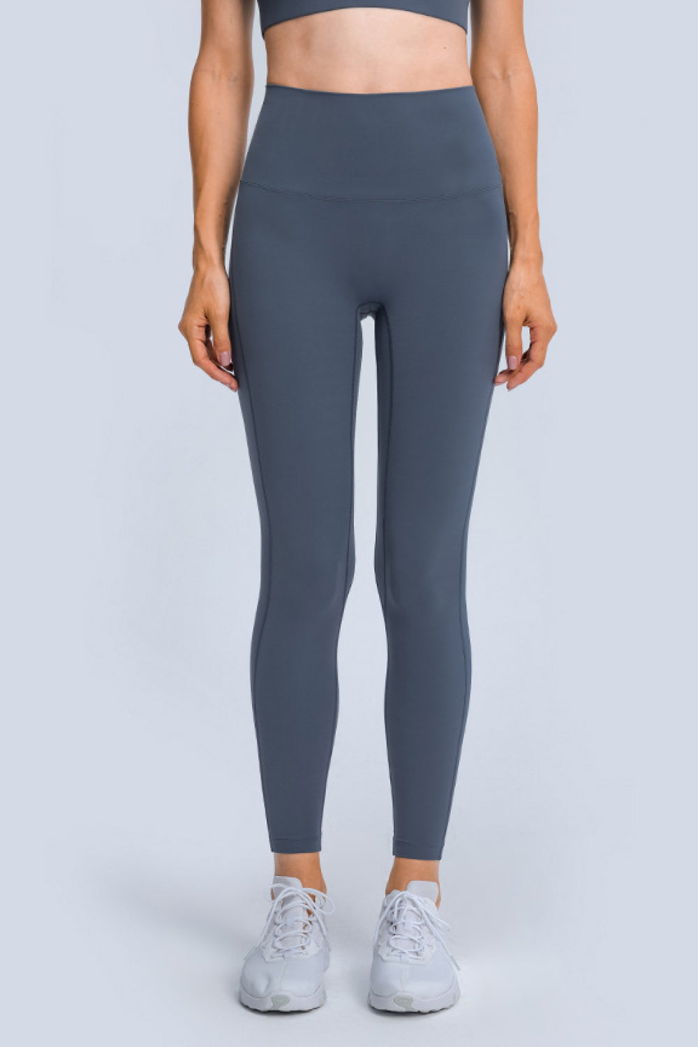 High Rise Ankle-Length Yoga Leggings - Marie Lashaays 