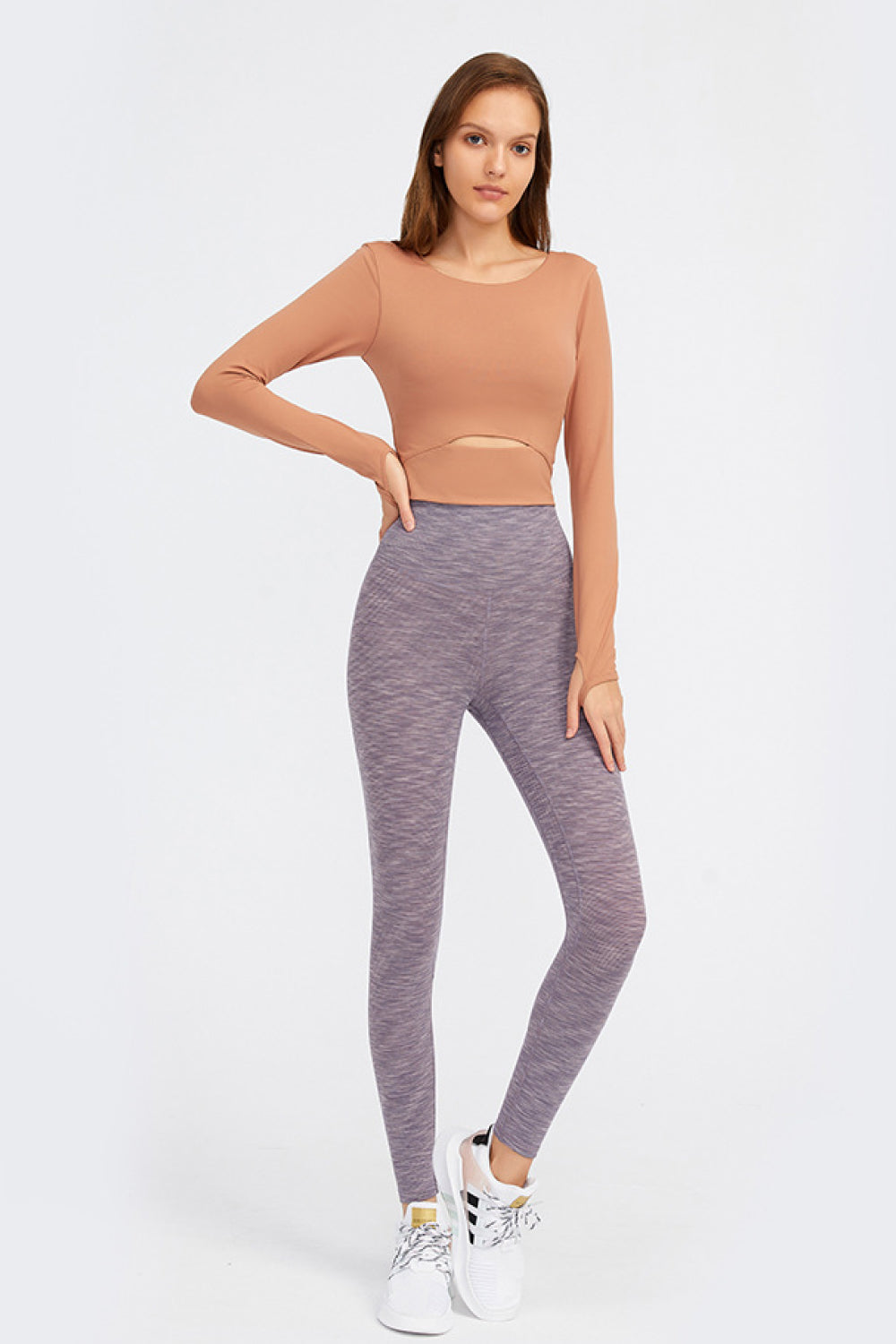 High Waist Pocketed Yoga Leggings - Marie Lashaays 