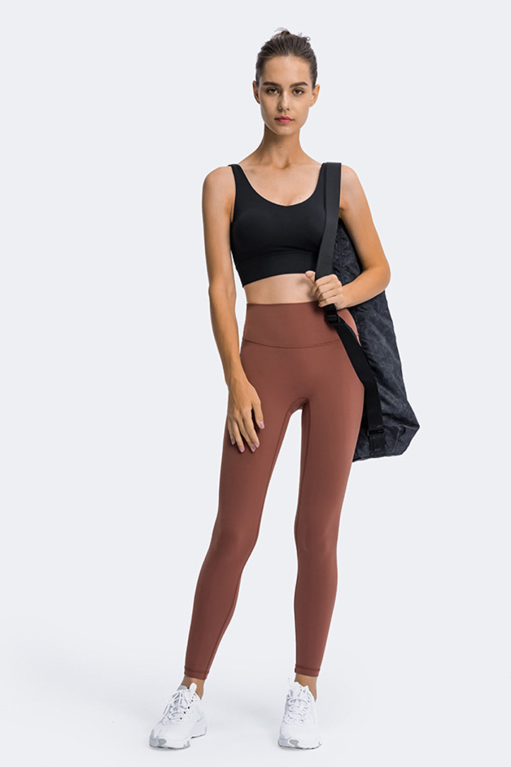 High Rise Ankle Length Yoga Leggings - Marie Lashaays 