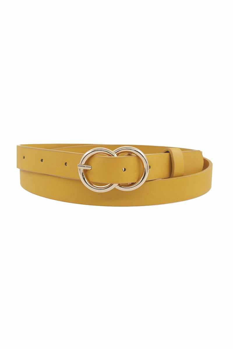 Loop Through Infinity Buckle Skinny Belt - Marie Lashaays 