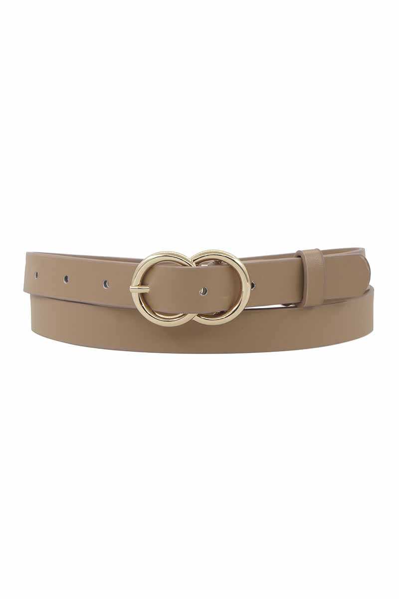 Loop Through Infinity Buckle Skinny Belt - Marie Lashaays 