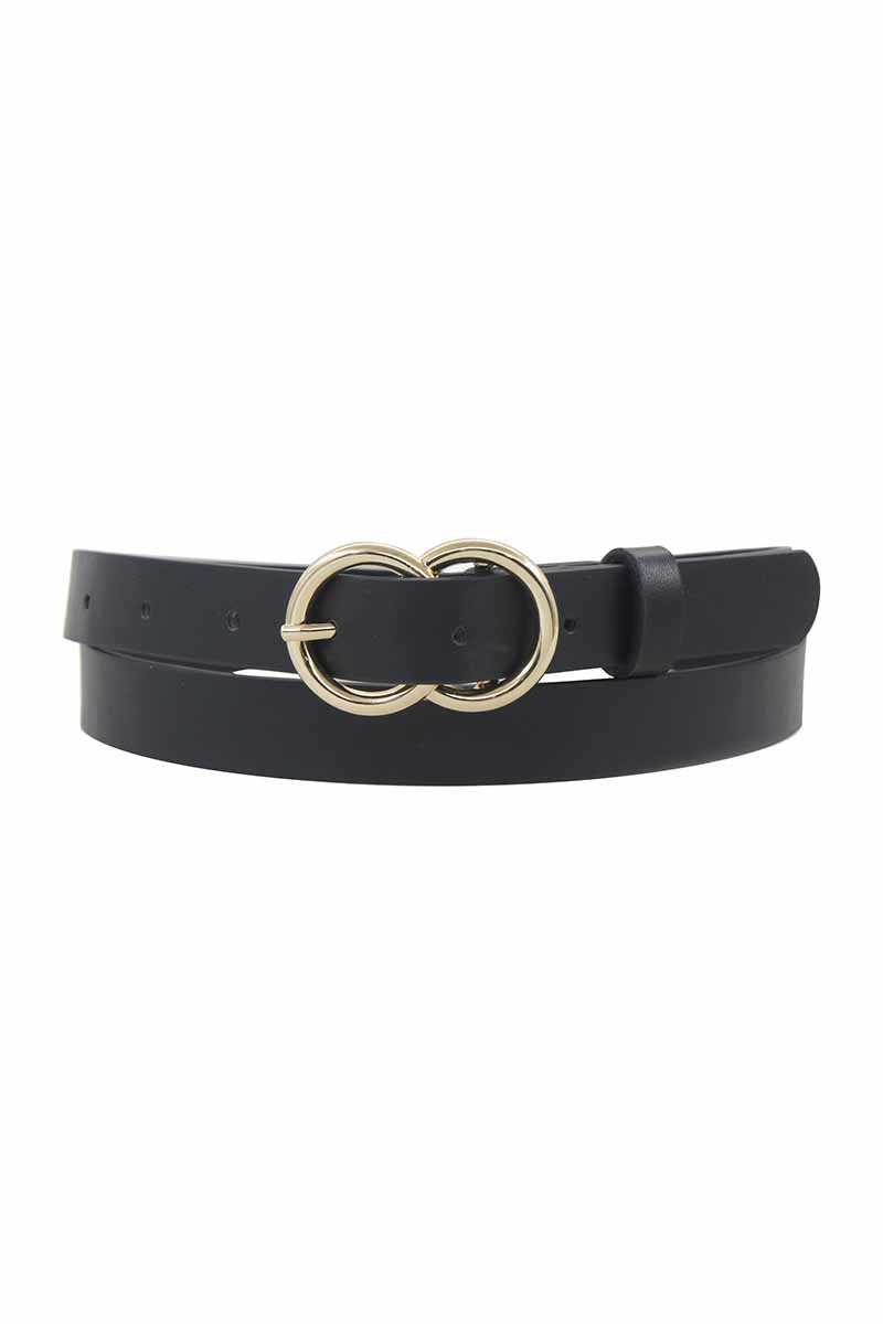 Loop Through Infinity Buckle Skinny Belt - Marie Lashaays 