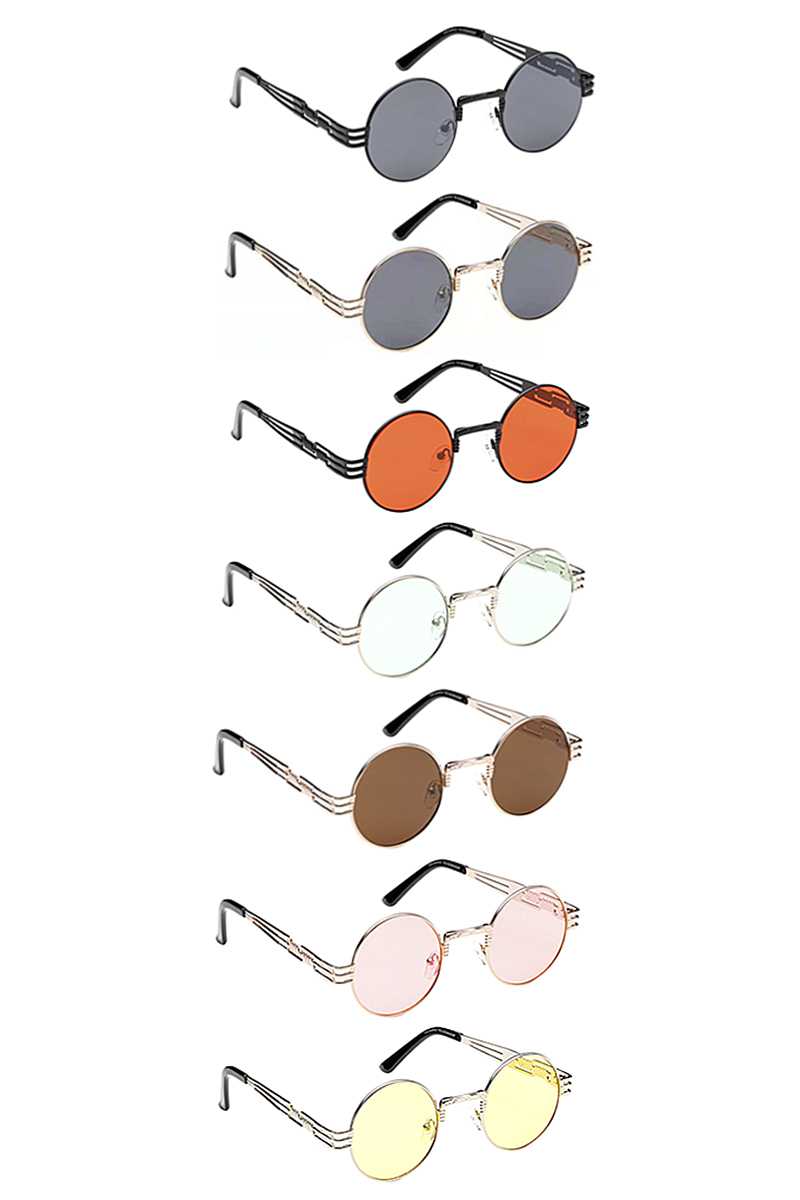 Fashion Circle Round Sunglasses - Marie Lashaays 