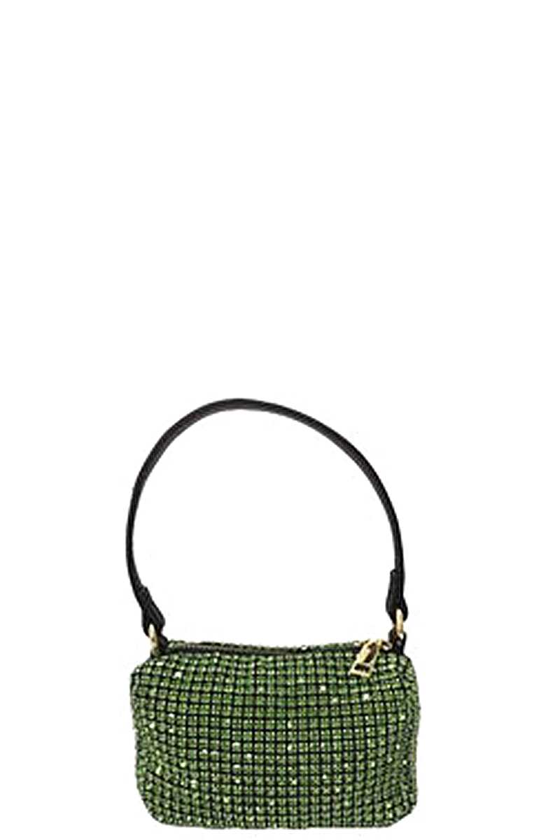 Fashion Chic Rhinestone Handle Clutch Bag - Marie Lashaays 