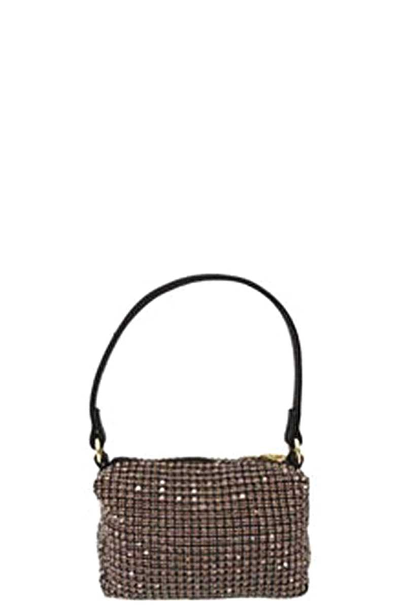 Fashion Chic Rhinestone Handle Clutch Bag - Marie Lashaays 