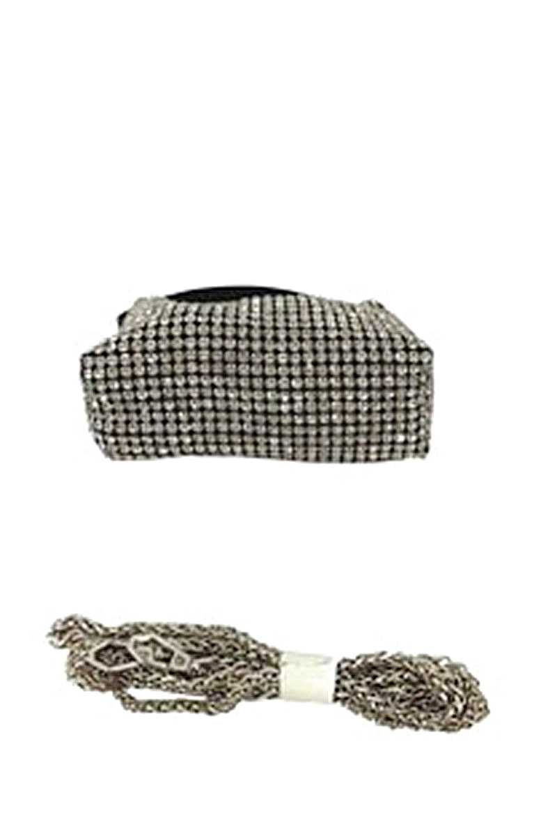 Fashion Chic Rhinestone Handle Clutch Bag - Marie Lashaays 