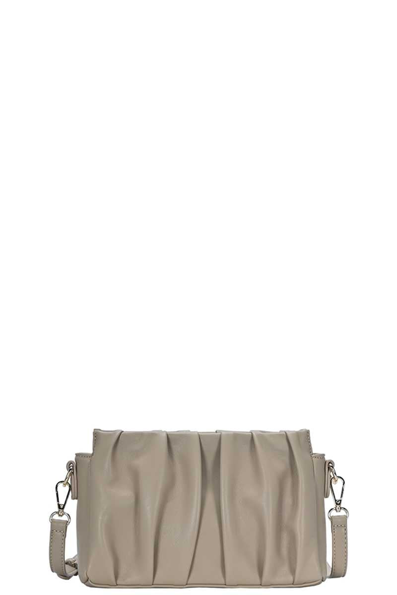 Stylish Smooth Wrinkled Crossbody Bag - Marie Lashaays 