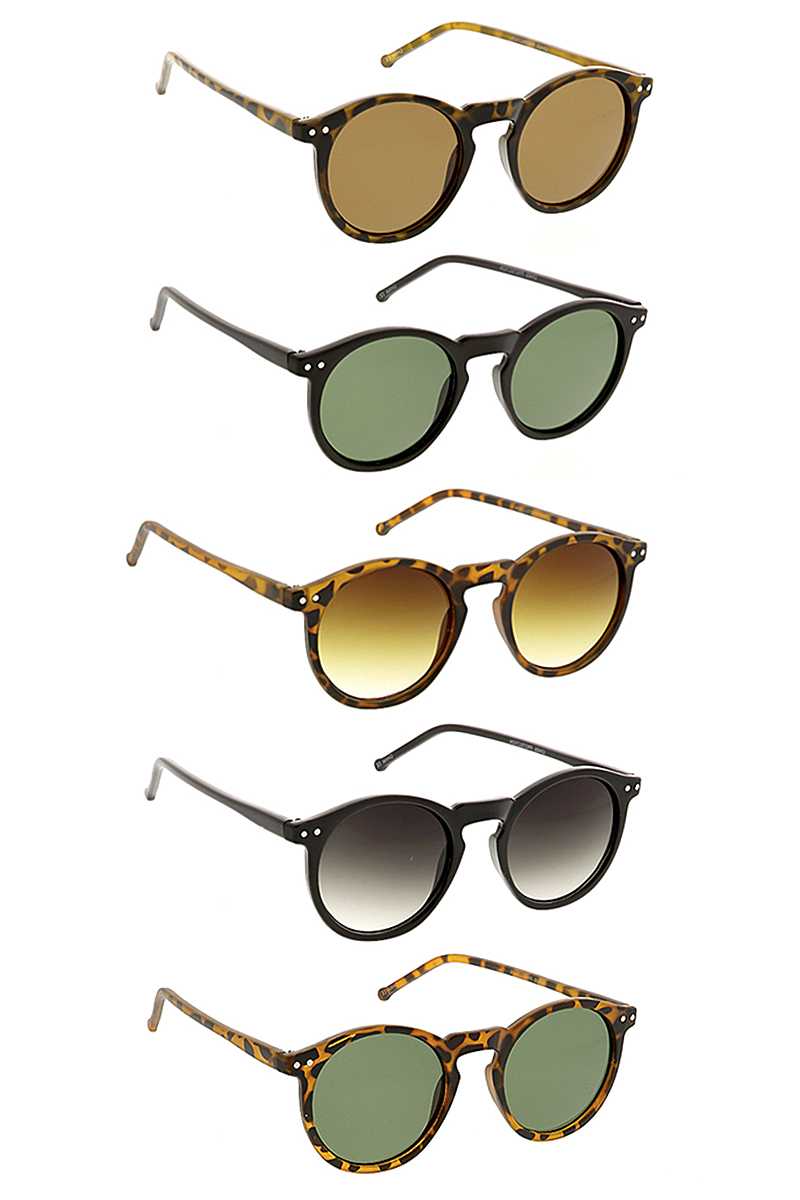 Fashion Round Mix Design Sunglasses - Marie Lashaays 