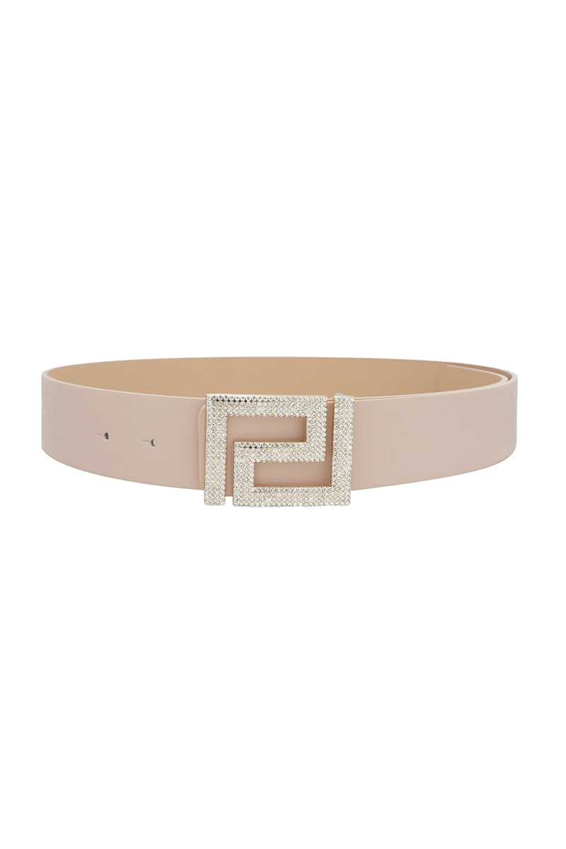 Rhinestone Pave Geo Shape Belt - Marie Lashaays 