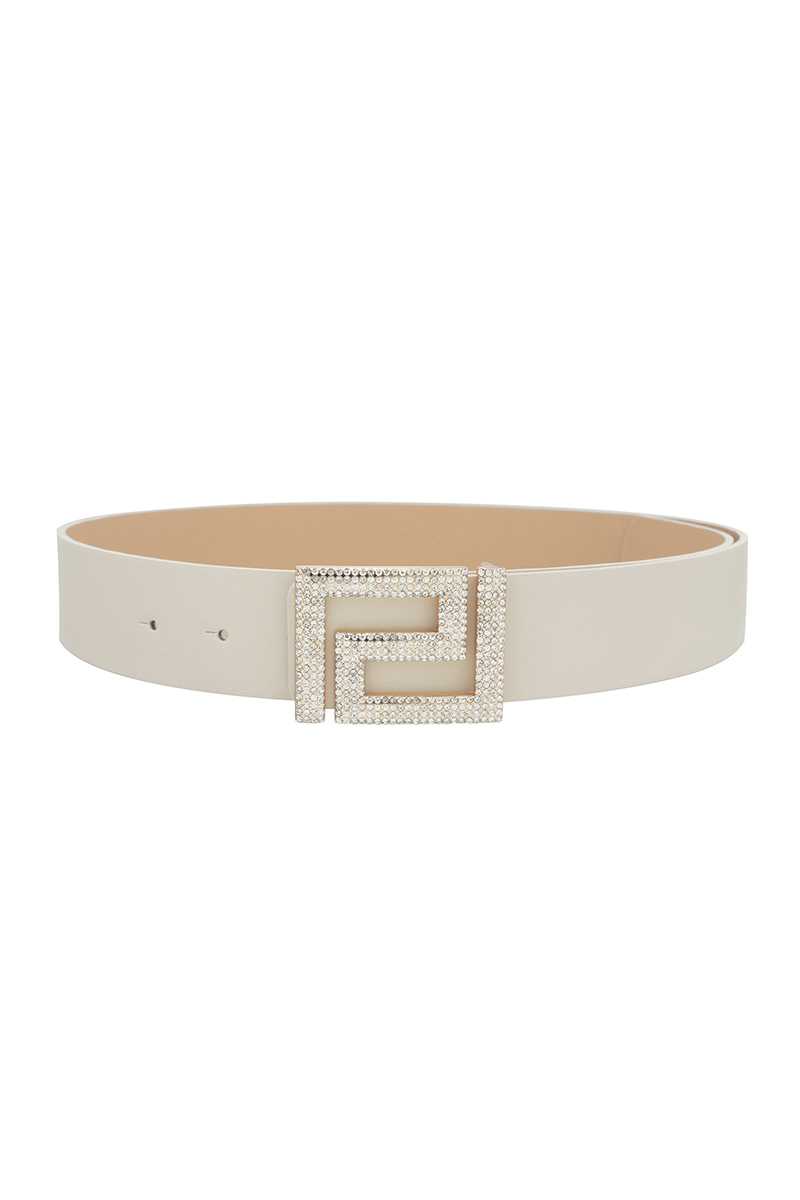 Rhinestone Pave Geo Shape Belt - Marie Lashaays 