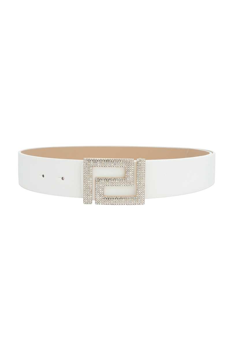 Rhinestone Pave Geo Shape Belt - Marie Lashaays 