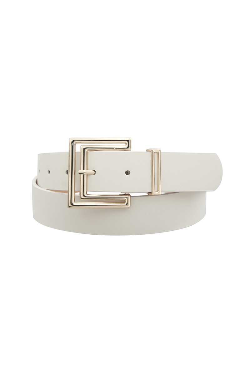 Outline Cutout Square Buckle Belt - Marie Lashaays 