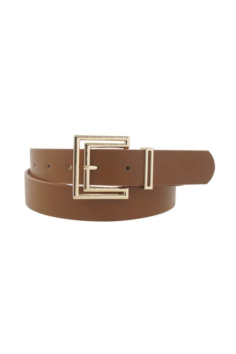 Outline Cutout Square Buckle Belt - Marie Lashaays 