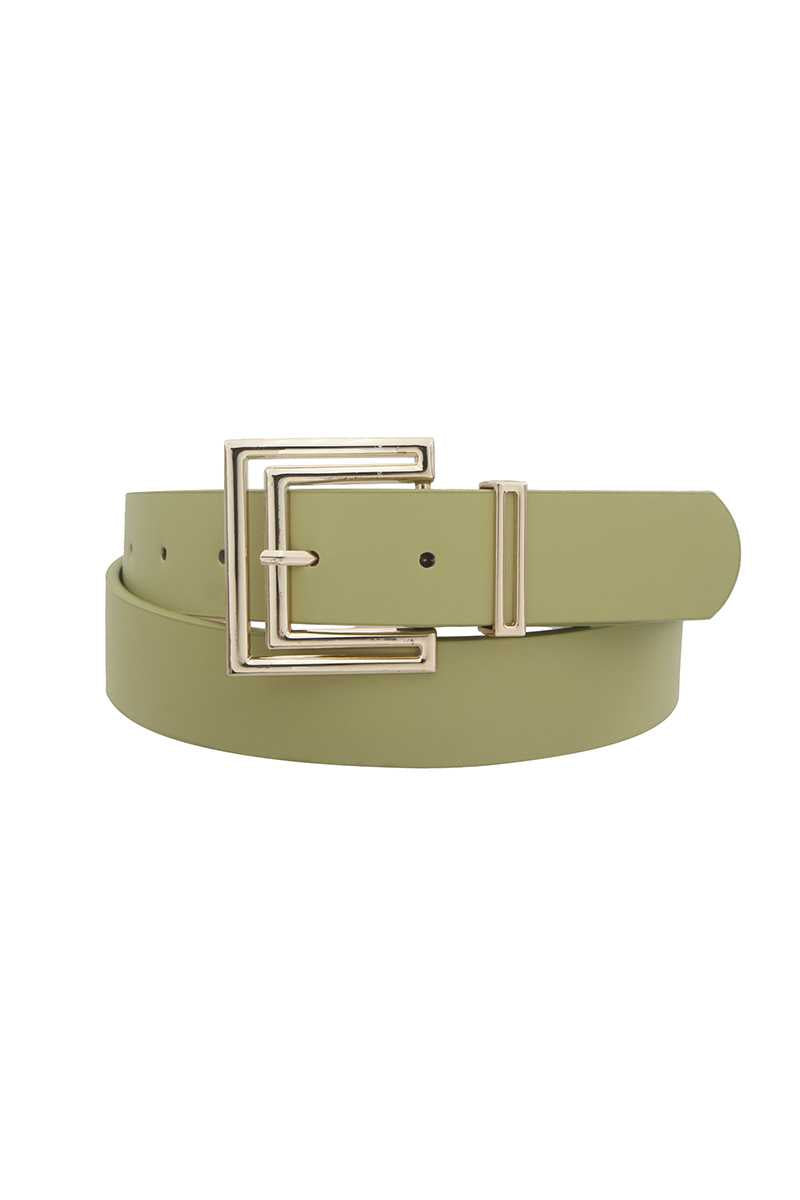 Outline Cutout Square Buckle Belt - Marie Lashaays 