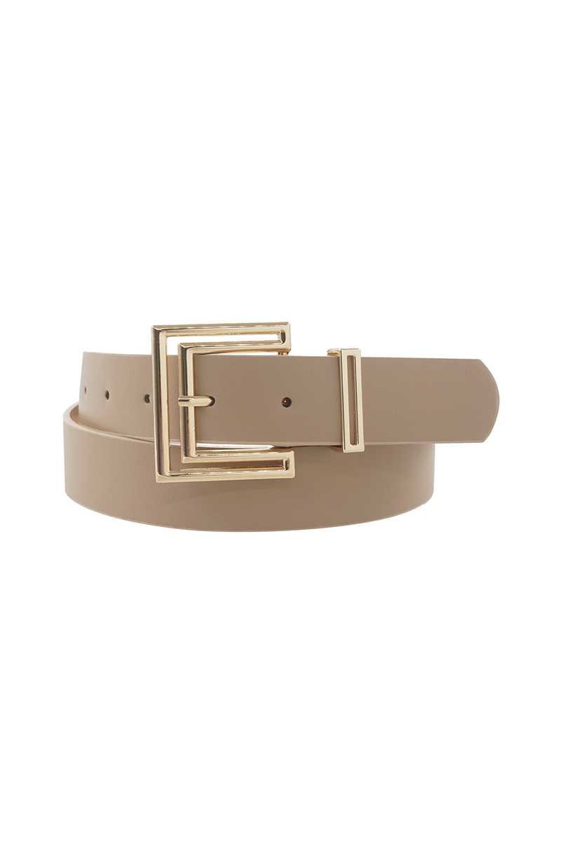 Outline Cutout Square Buckle Belt - Marie Lashaays 