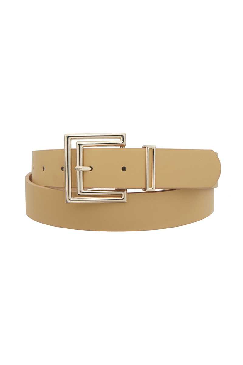 Outline Cutout Square Buckle Belt - Marie Lashaays 