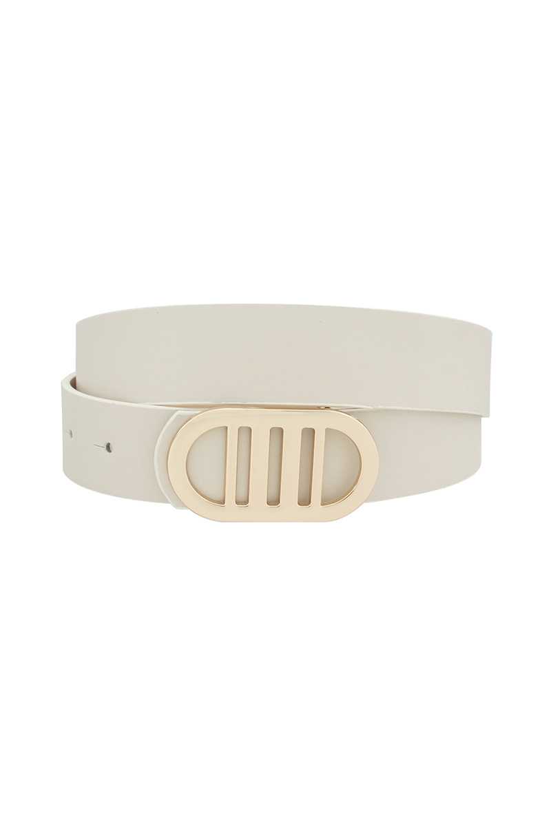 Modern Gridded Oval Standard Belt - Marie Lashaays 