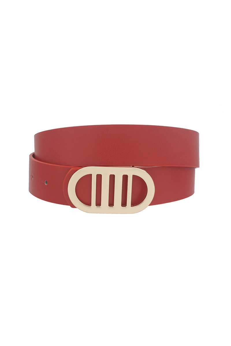 Modern Gridded Oval Standard Belt - Marie Lashaays 