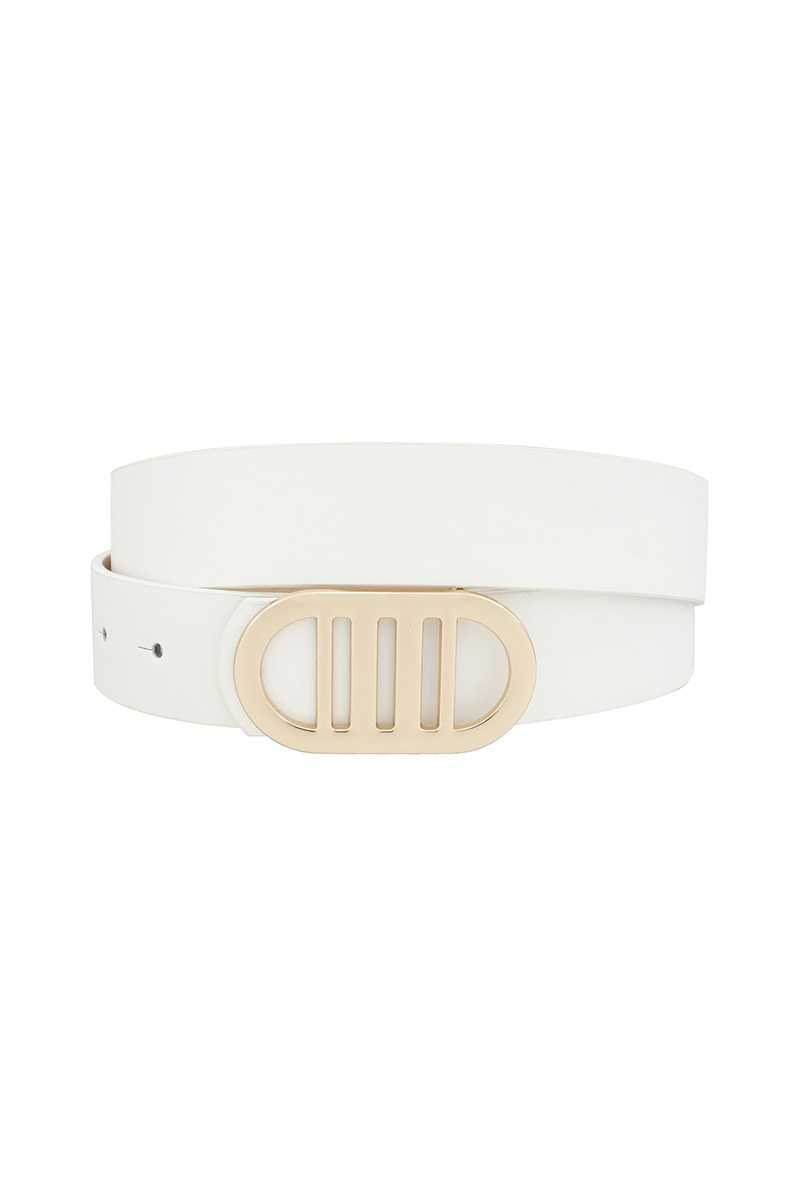 Modern Gridded Oval Standard Belt - Marie Lashaays 