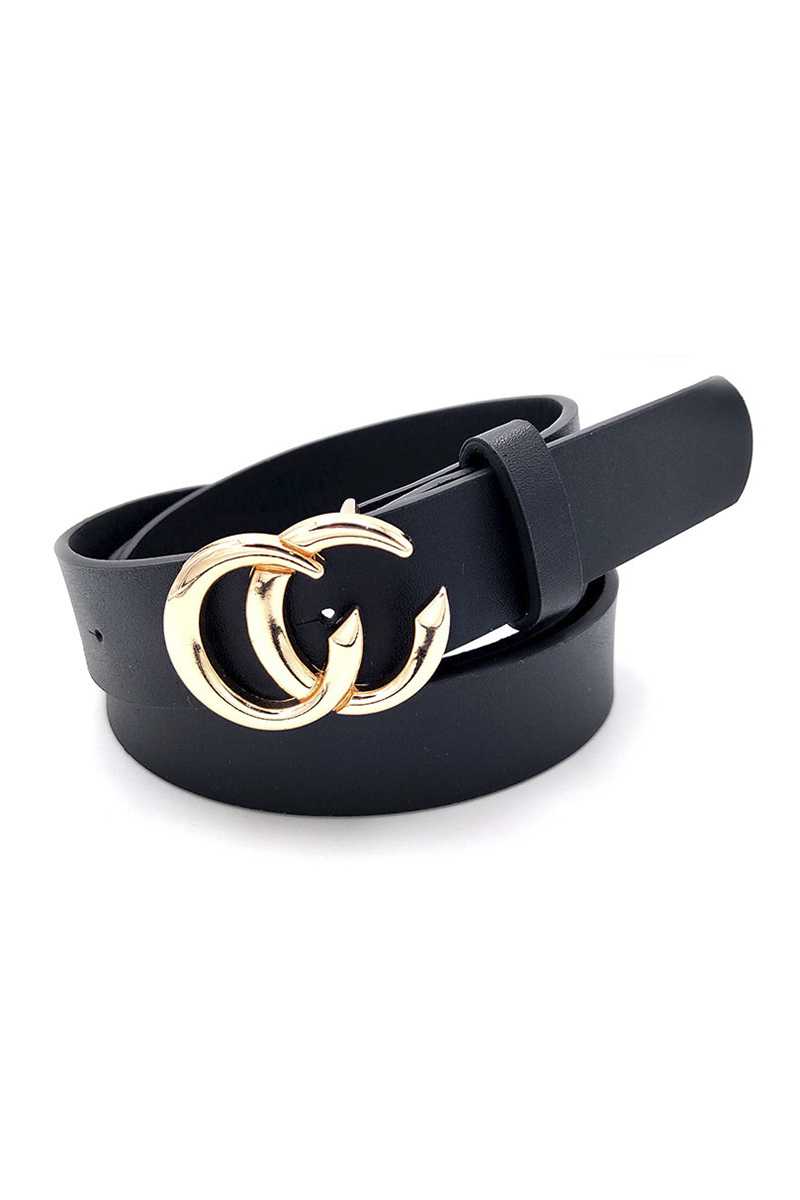 Metal Cc Buckle Belt - Marie Lashaays 