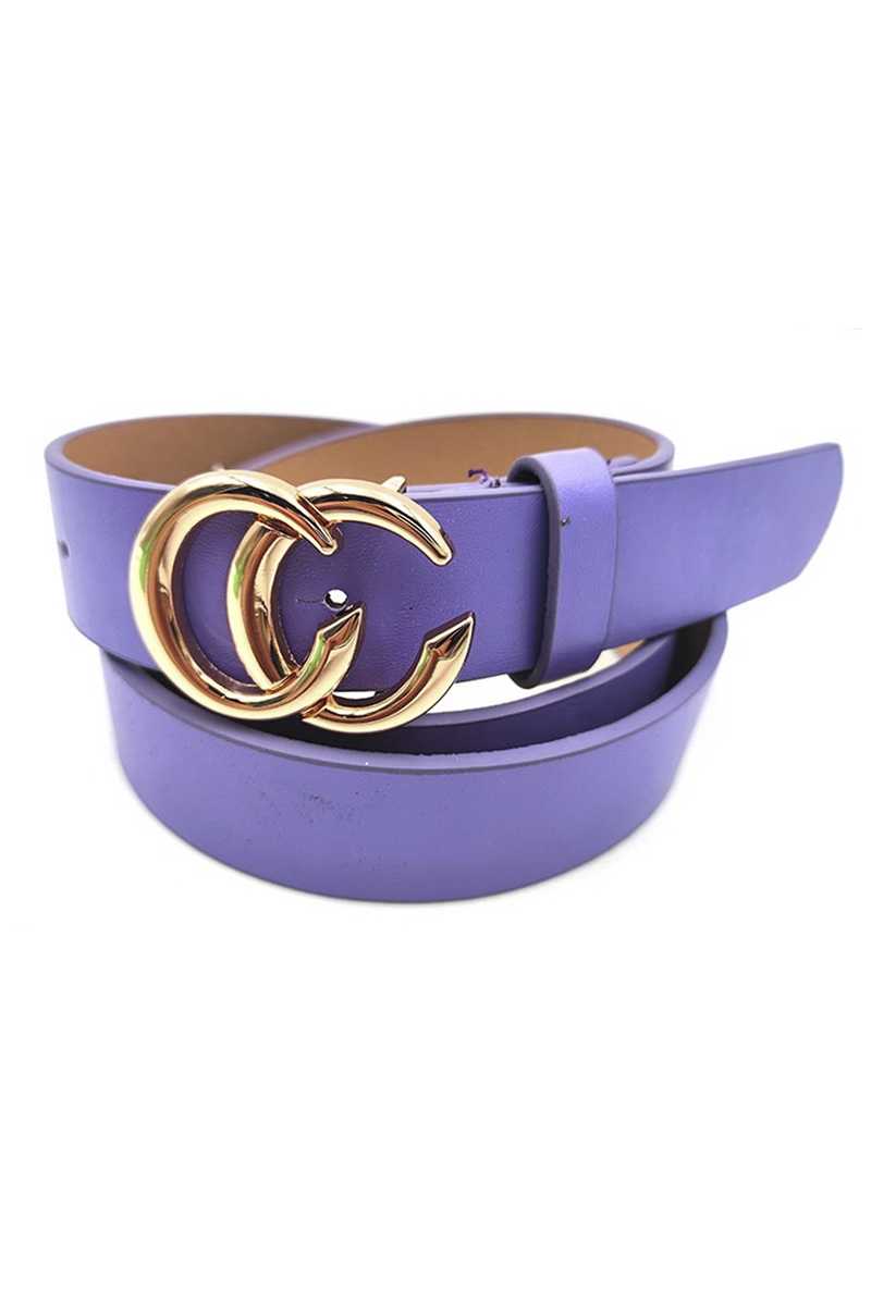 Metal Cc Buckle Belt - Marie Lashaays 