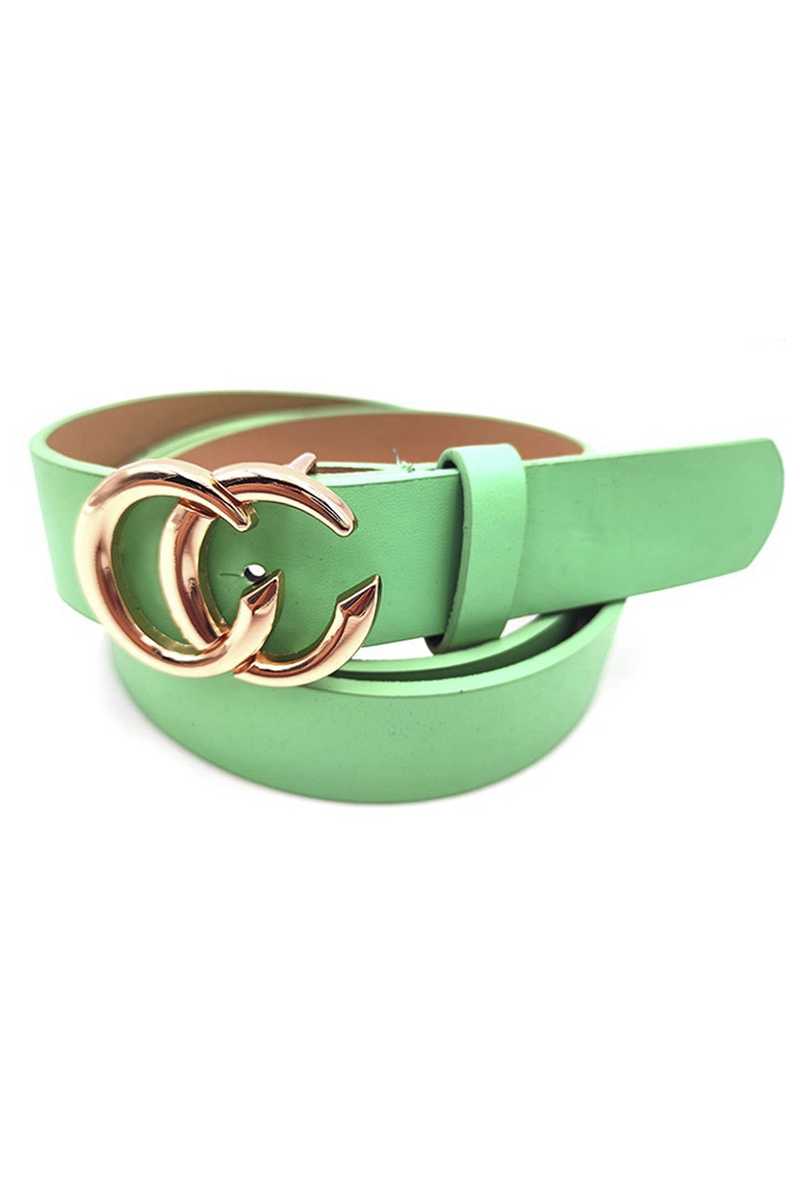 Metal Cc Buckle Belt - Marie Lashaays 