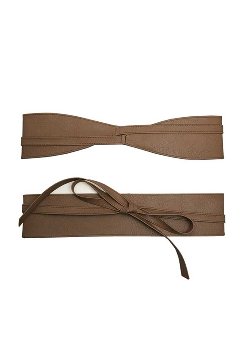 Faux Leather Wrapping Belt - Marie Lashaays 