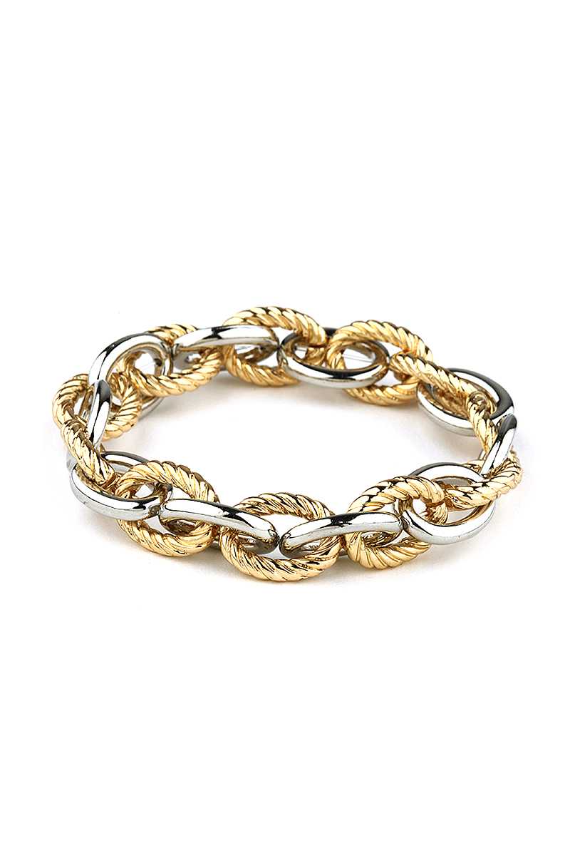 Fashion Metal Double Link Bracelet - Marie Lashaays 