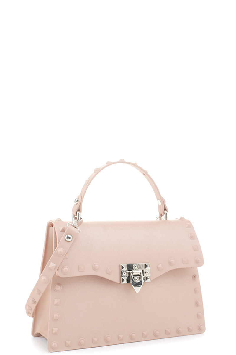 Smooth Jelly Stud Buckle Crossbody Bag - Marie Lashaays 