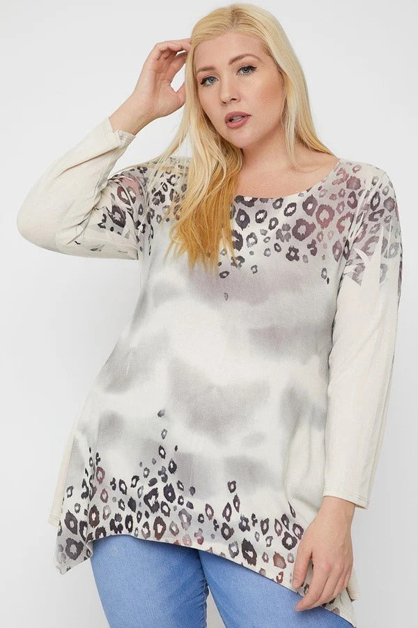 Sublimation Print Tunic Top - Marie Lashaays 