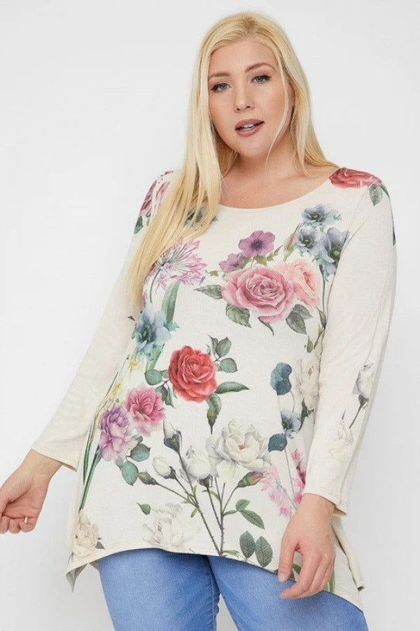 Sublimation Print Tunic Top - Marie Lashaays 