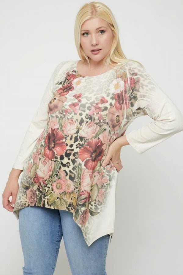 Sublimation Print Tunic Top - Marie Lashaays 